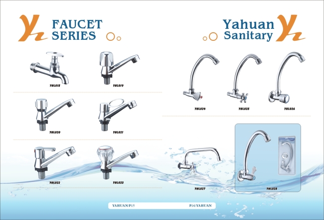 Single handle zinc alloy kitchen faucet