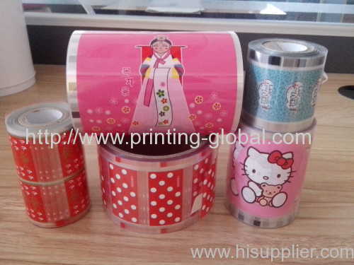 Hot stamping film for plastic commodity
