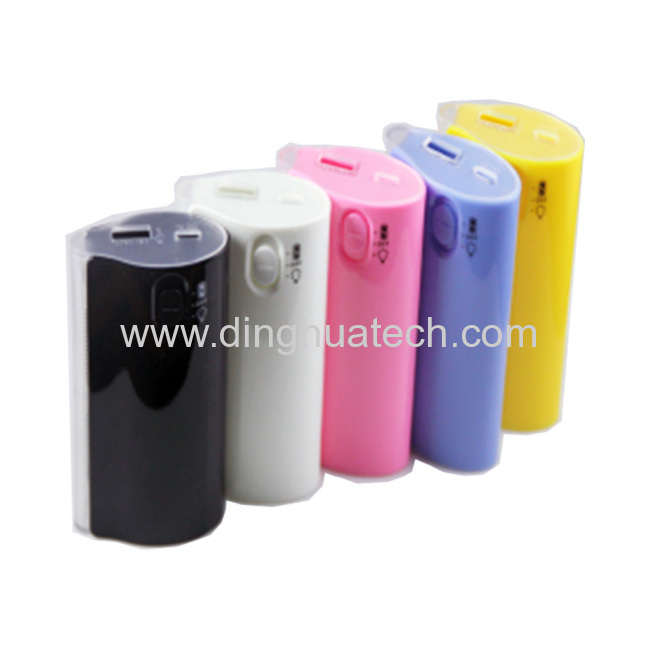 Round Lip Gloss Shape Mobile Power Supply (Aluminum alloy shell) (1500mAh)