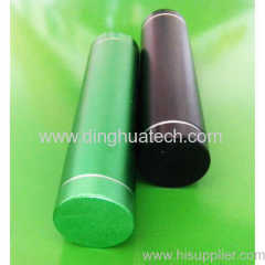 Round Lip Gloss Shape Mobile Power Supply (Aluminum alloy shell) (1500mAh)