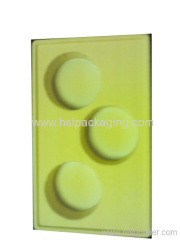 manufacturer of flocking PS material inner packaging tray for tea