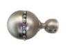 16mm Decorative Diamond Curtain Pole Finials with Ball Style Design