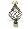 Fashion Curtain Head / Curtain Rod Ends with Classic Design for Home Use