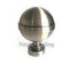 Aluminium Metal Curtain Rod Ends , New Design Curtain Rod Cap XFY068f