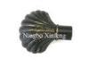 Fan Style 19mm / 25mm Curtain Rod Ends with Electroplating Surface