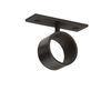 Black 19*19mm Decorative Curtain Pole Brackets Rod Holder