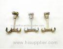 Antique Brass Curtain Pole Brackets , Single Double Rod Matel Curtain Support