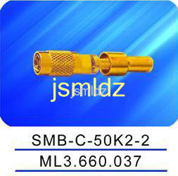 Wholesale price,free shipping,SMB female connector ,50ohm impedence,crimp style,2 layers of braid shield