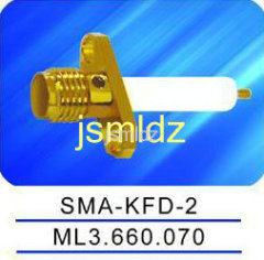 Wholesale price,free shipping,SMA female connector with flange,connecting microstrip,thread coupling,2 layer