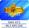 SMA female connector with flange,thread coupling,straight,50ohm impedence