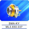 SMA female connector ,connecting high frequency cable,straight,50ohm impedence,mounted with nut