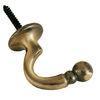 OEM Brass Curtain Rod Hooks Accessories for Window Curtain Rods