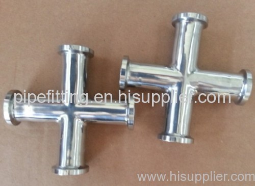 Stainless Steel Sanitary Cross Clamped End