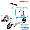 100% aluminum body good quality adult kick scooter with front and rear suspensions EN14619
