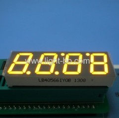 4 Digit 14.2mm Ultra bright amber 7 Segment LED Display common anode for oven timer control