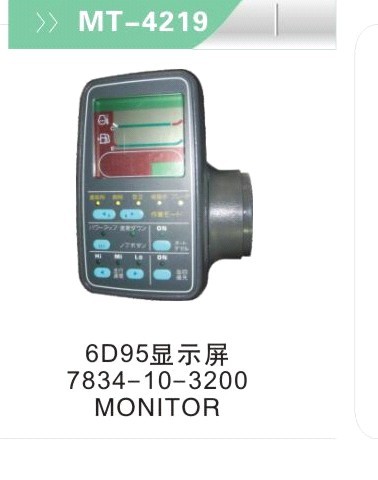 Excavator Monitor 6D95 7834-10-3200