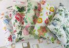 Polyester Cotton Floor Cushions , Decorative Dining Chair Cushions With Ties