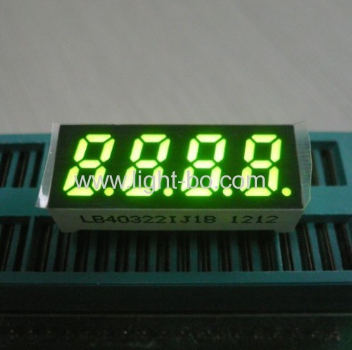 0.25" 0.28" 0.3" 0.32" 4 Digit small common anode 7 segment led display