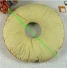 Japanese Hollow Round Seat Cushion , Soft Cotton Decorative Bolster Pillows