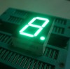 Single Digit Pure Green common anode 0.8&quot; 7-segment LED Display for EPI