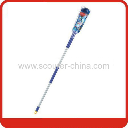 Telescopics microfiber twist floor mop with Steel pole