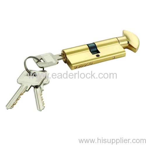 60mm brass cylinder with knob