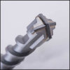 SDS max shank hammer drill bits cross head carbide, standard quality
