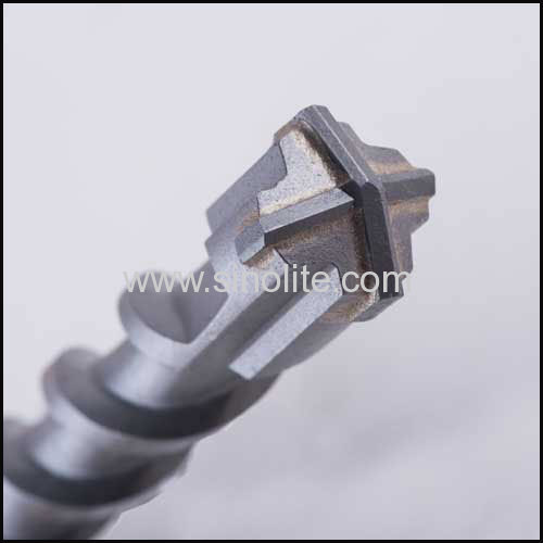SDS max shank hammer drill bits cross head carbide, standard 