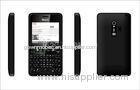 Black Dual SIM Qwerty Keypad Mobile Phone , 960mAh and 8G