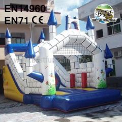 Backyard Inflatable Castle And Slide