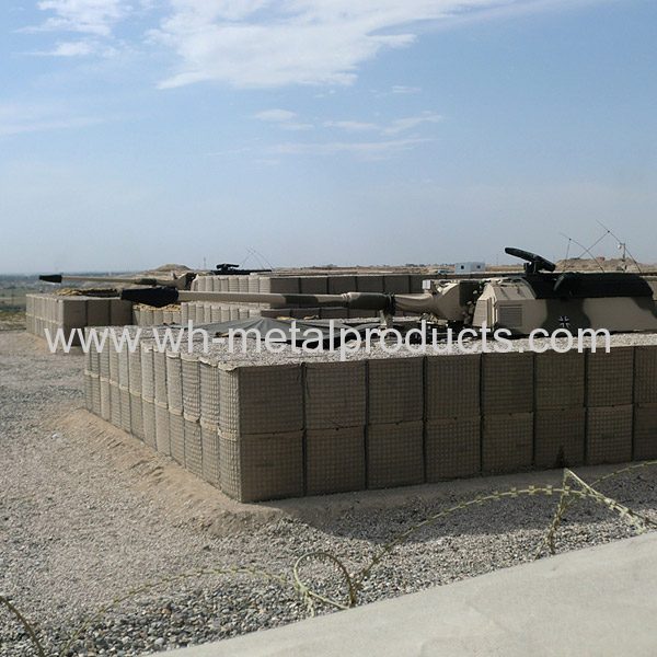 Military observation points hesco Barrier
