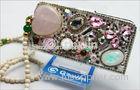 3D Swarovski Diamond mobile phone case , Wearproof and Lightweight