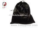 Recyclable Black Satin Drawstring Punch , Advertising Gifts Bags