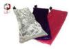 Black White Red Pleuche Pouch With Drawstring 180 * 120mm