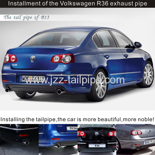 Car exhaust pipe for Volkswagen R36