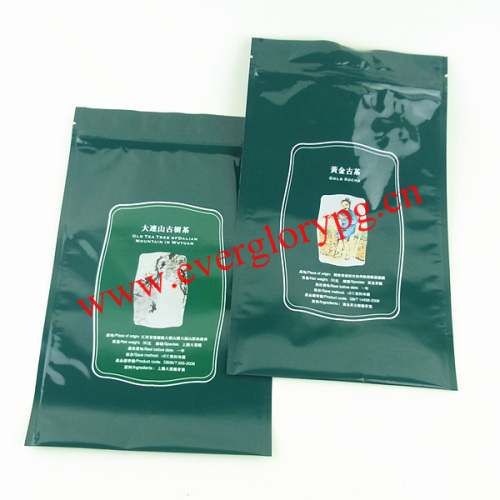 tea aluminum foil bags with zipper