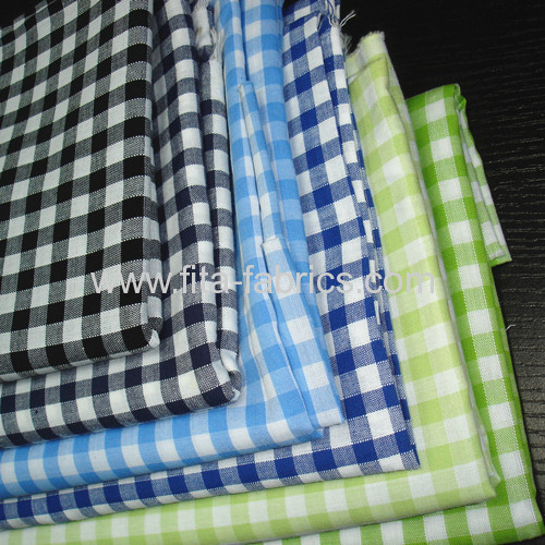 Apron check make of polyester and cotton