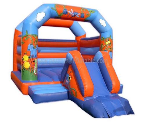 Inflatable Cartoon Bounce House Slide Combo