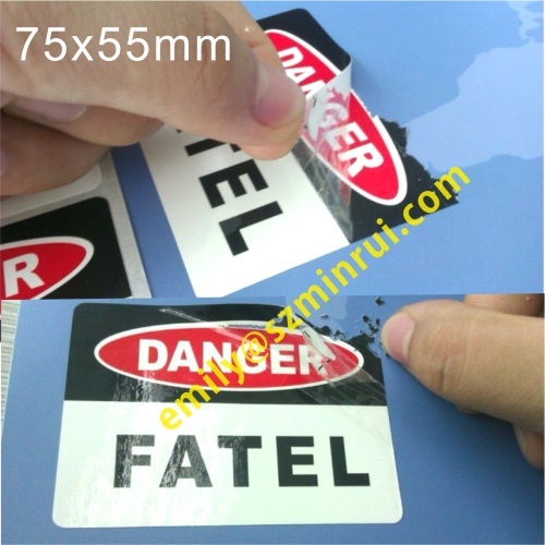 Custom Laminated Eggshell Stickers,Water Proof and Sun Proof ink Egg Shell Stickers,Warning Labels With Permanent Glue