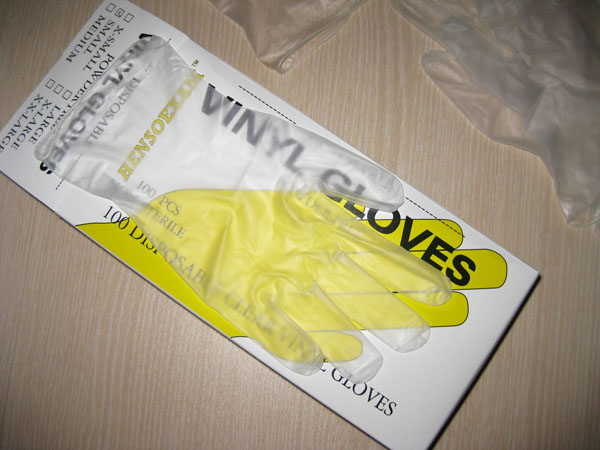 Disposable Clear Vinyl Gloves