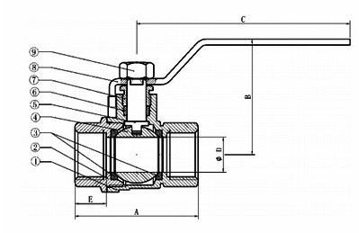 EN331 Approvel Brass Ball Valve