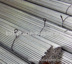 Straightened and cut annealed and galvanized wire