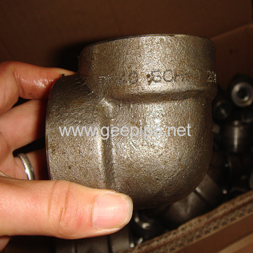 ASME B 16.11 standardSW 45 degree forged elbow 