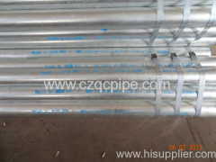 Galvanizing seamless steel pipe