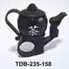 Novelty black teapot bicycle bell