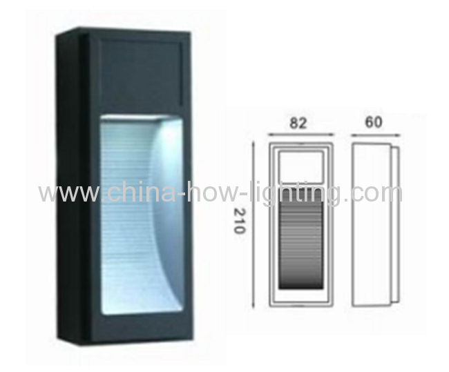 LED Wall Light 1.8W Outdoor Lamp Square Shape