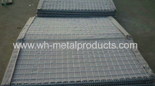 Military bunker welded mesh barrier