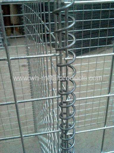 Military bunker welded mesh barrier