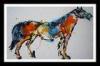 Custom Paper / Canvas Animal Oil Painting Prints Mounted On Frame