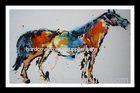 Custom Paper / Canvas Animal Oil Painting Prints Mounted On Frame
